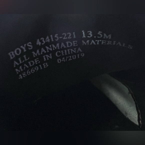 STACY ADAMS Cognac Brown Templeton Oxford Cap Toe Dress Shoes Kid's Size 13.5M - Picture 9 of 11